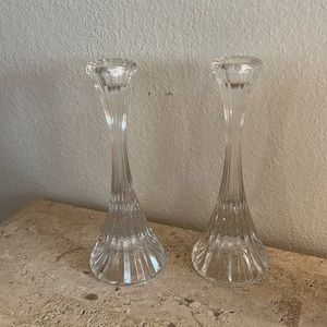 Pair of Mikasa Park Lane candlesticks.